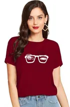 Half Sleeves Printed T-shirt for Women & Girls 