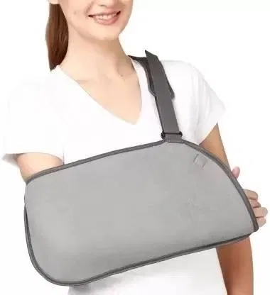 Pouch Arm Sling Baggy Grey Medium 1 Unit Hand Support