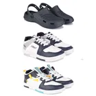 Combo of Casual Shoes with Clogs for Men 