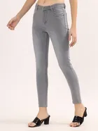 Cotton Slim Fit Jeans for Women 