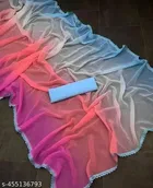 Georgette Abstract Saree for Women 