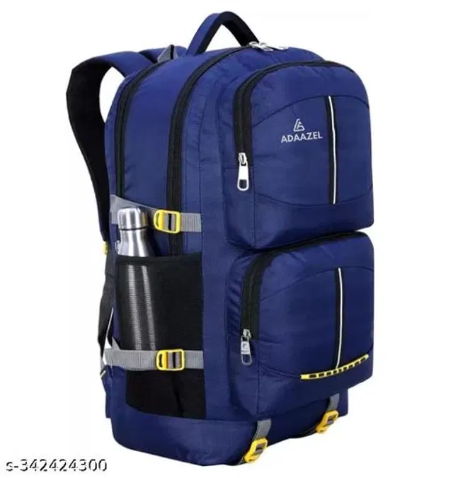 Polyester Backpack for Men & Women (Navy Blue)