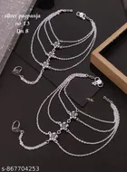 Anklet with Toe Ring for Women 