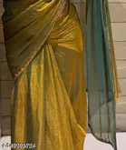 JImmy Choo Saree for Women, Gold 