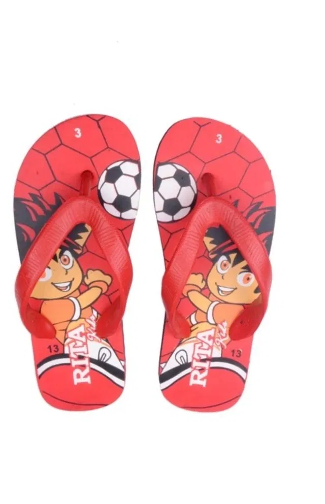 Slippers for Kids, Red (4.5-5 Years)