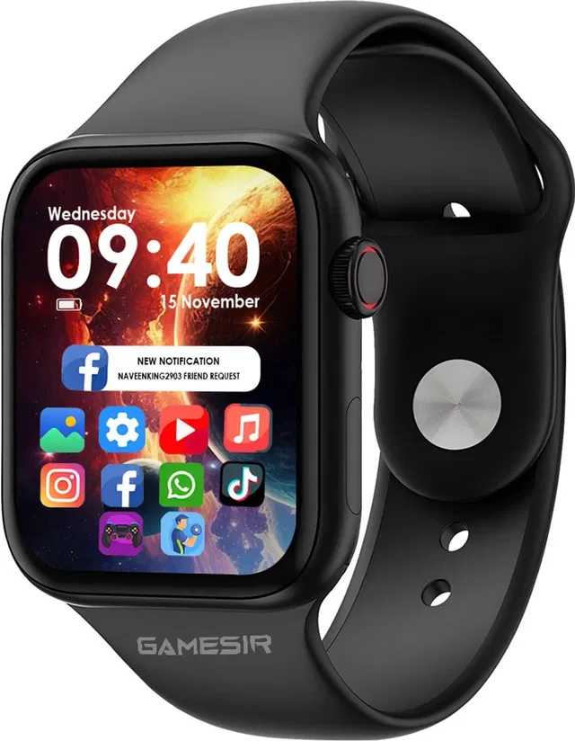 Immutable I8 Pro Smart Watch Series 8 with multiple Features Smartwatch for Men & Women Smartwatch  (Black Strap, 1.75 Inch Full Screen Display)