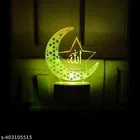 Afast Night Lamp Islam Allah Written 3D IlluSion MultiColor Changing Light 