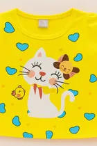 Hosiery Cotton Printed Clothings Set for Girls 