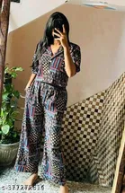 Rayon Top & Bottom Set for Women 