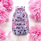 Polyester Backpack Bag, Purple