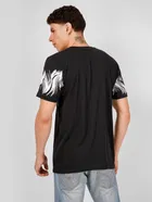 Round Neck Printed T-shirt for Men 