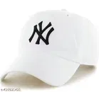 NY Baseball Cap For Men, Black & White, Pack of 2