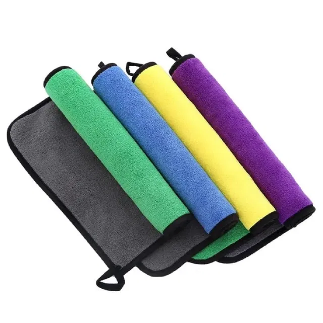 Neekshaa Microfiber Towel (Multicolor, 40x40 cm, Pack of 4)