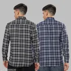 Cotton Blend Printed Shirt for Men, Multicolor, Pack of 2 