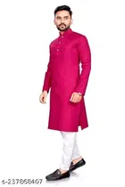 Embellished Mandarin Neck Kurta for Men 