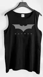 Active Wear Polyester Vests for Men, Black 