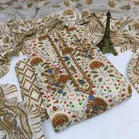 Cotton Printed Unstitched Dress Material for Women 