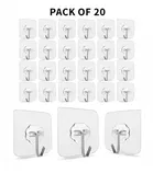 Plastic Wall Hooks, Transparent 