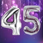 Foil Balloon for Birthday Celebration, No. 45 