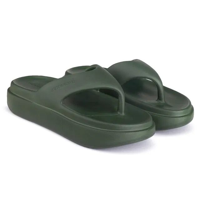 Slippers for Women (Green, 5)