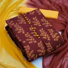 Cotton Slub Unstitched Dress Material for Women 