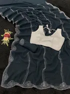 Art Silk Solid Saree for Women 