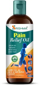 Srishma Ayurvedic Pain Relief Oil For Joints Pain, Knee & Back Pain Liquid 