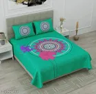 Cotton Double Bedsheet with 2 Pillow Cover 