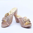 Sandals for Women (Gold, 3)