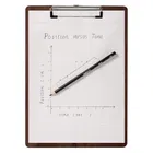 Lotus Paper Clipboard Writing Pad, Exam Board for Kids/Students, Wood Exam Pad with Metal Clips