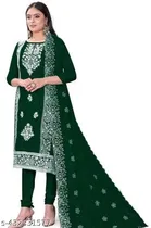 Chanderi Cotton Punjabi/All Over Suits for Women 
