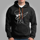 Marshmellow Dab Printed Fleece Hoodie for Men 