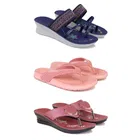 Combo of Heels with Slippers & Flats for Women 