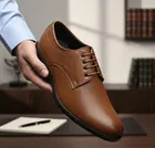 Topway Solid Formal Shoes for Men 