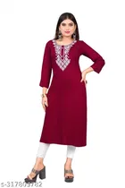 Viscose Rayon Printed Kurti for Women 