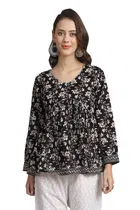 Cotton Printed Top for Women 