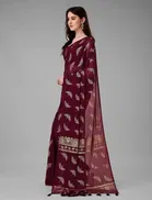 Georgette Foil Printed Saree for Women 