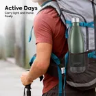 PEXPO Electro 1000 Hot & Cold | Stainless Steel Water Bottle 980ml - Military Green