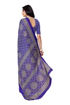 Georgette Printed Saree for Women 