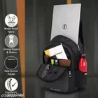 Polyester Backpack for Men & Women, Black