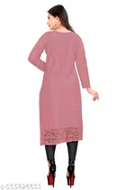 Net Kurti for Women,  Peach  
