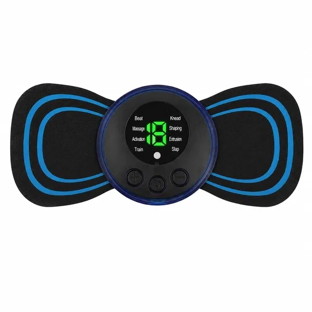 Butterfly Rechargeable Full Body Massager for Pain Relief, 8 Modes, 19 Intensity Levels
