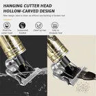 T9 Metal Buddha Trimmer for Men-Gold + TWS Earbuds[White] with 2-3 Hours Playback Time Combo