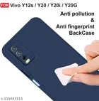 Synthetic PU Leather Mobile Cover for Vivo Y12s / Y20 / Y20i / Y20G / Y20A / Y20T / Y11s 