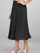 Crepe Skirts for Women 