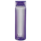 CELLO H2O Round Unbreakable Plastic Water Bottle 1 Liter, Purple