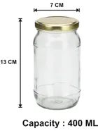 Glass Airtight Kitchen Storage Jars with Lid 
