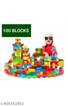 Plastic 100 Pcs Block Toys for Kids 