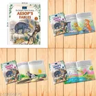 Super Cute Toddlers Coloring Bag + The Fantastic Fables Treasury Aesop’s Fables Parts 1 to 5 – Set of 6 Fun and Educational Books for Toddlers