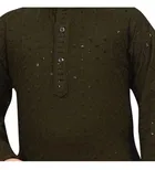 Cotton Solid Kurta with Pyjama for Boys 